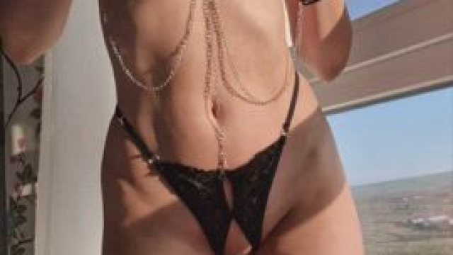 My panties have a special whole for your cock