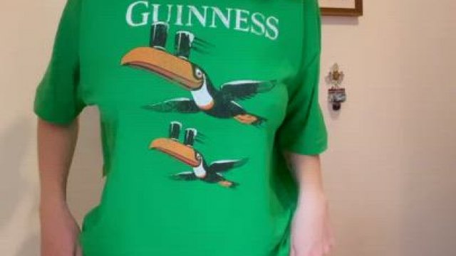 Not looking forward to Bartending tomorrow but at least I got this Guinness shir