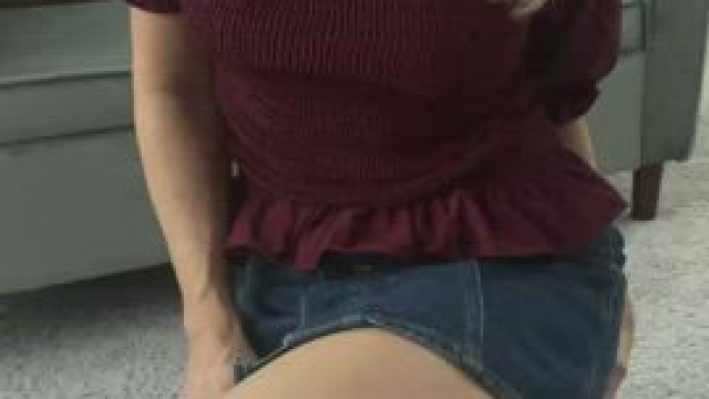 Would it please you to know mommy is naked under her skirt?