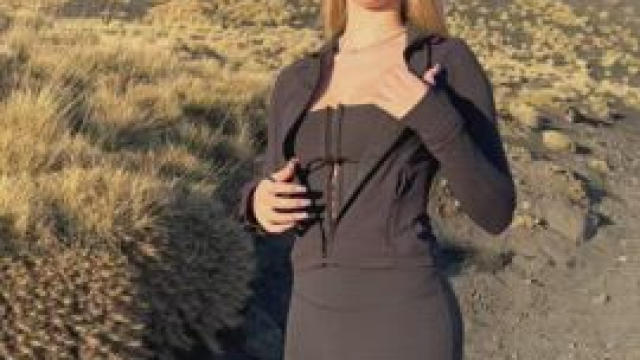 just enjoying the view :P