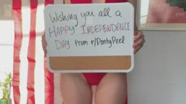 Hey r/PantyPeel, let me declare my independence from my panties for you