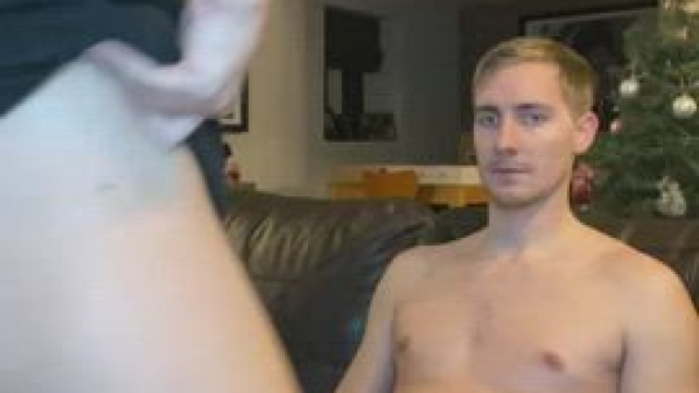 Sliding him inside me before riding him on the sofa