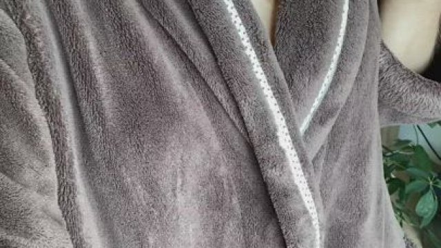 I don't need much convincing to drop my bath robe