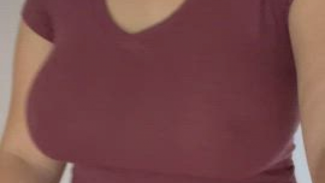 i used to think that only people with small chests could be braless, but my doub