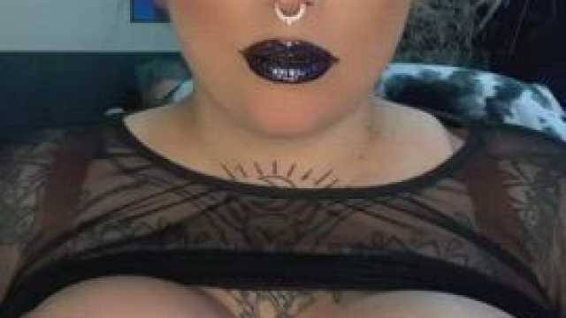 So, who wants a black lipstick ring around their dick?