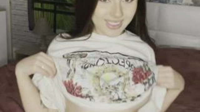 Get ready to suck on my titties in 3..2..1