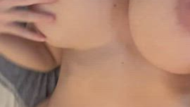 I love squeezing my jugs!