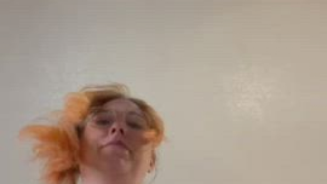 I’m on top smothering you with my tits and belly