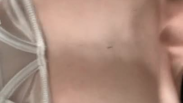 Wanna rub your cock against my hard nipples?