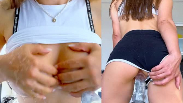 I ride a dildo and imagine that this is your dick! ;)