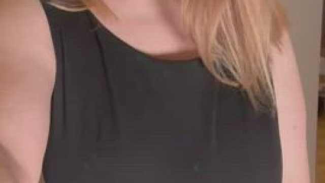 Anime boobs behind dress