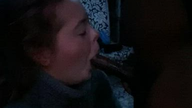 Swallowing His Bbc Like Its My Job Theres A Empty Position For A Big Tit Female 