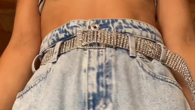 Every time I sit on your face, more of my clothes disappear 