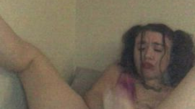 cute slut with a cute dildo