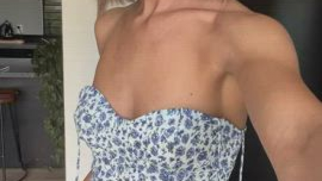 I love wearing a sundress but I love it even more when it comes off