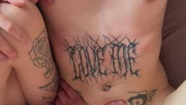 My husband covered us in cum to start his day (OC)