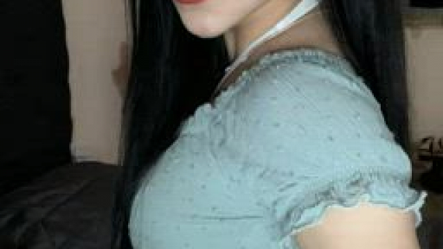 wet woman ready to play