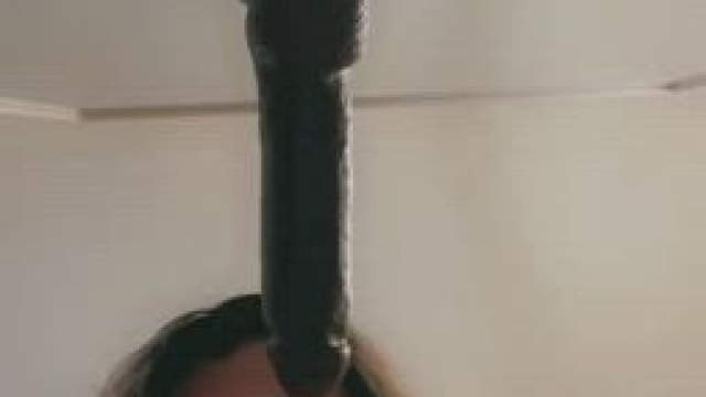 getting sloppy with her toy