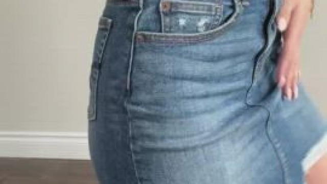 Plugged under my skirt