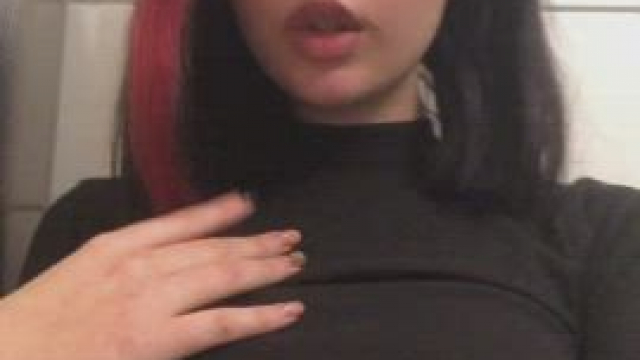 It's risky but I have to show you my boobs at my parents house