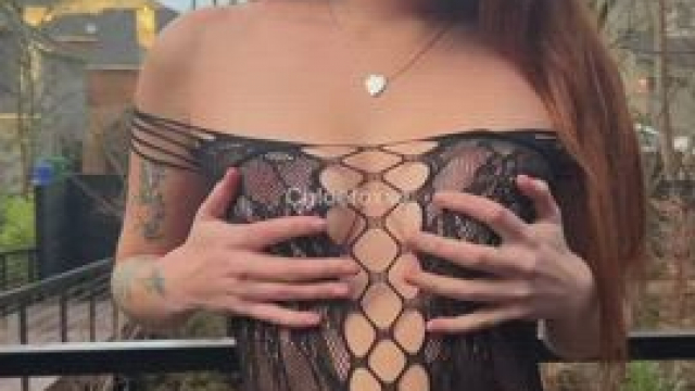 Ready to go out in the town in my new dress ;) [f]