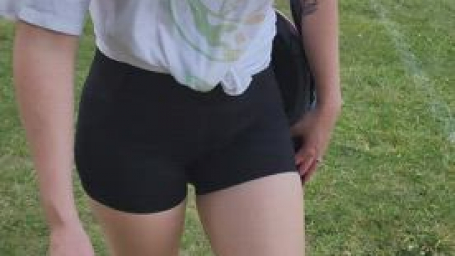 Taking advantage of the last warm day of the year