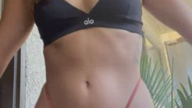 Go around the thong and penetrate me!