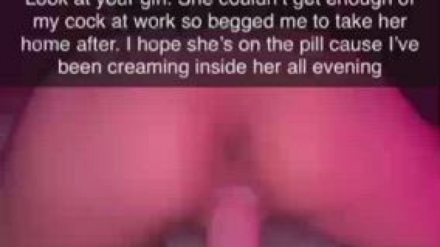 I can’t help it, he fills me up good..