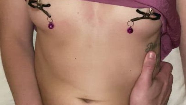 Cumming together and watching it ooze out