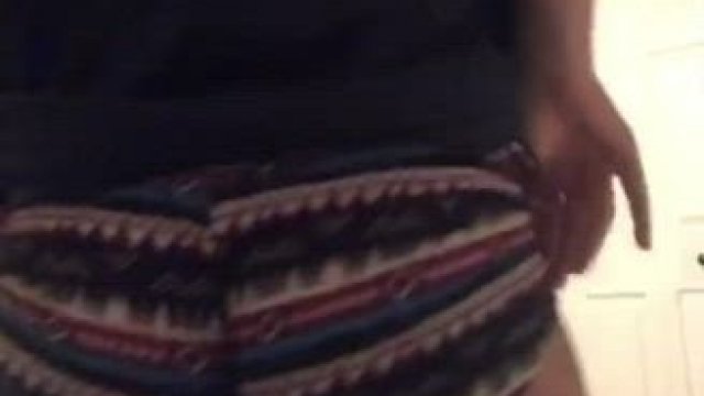 Pulling down the spandex shorts ??