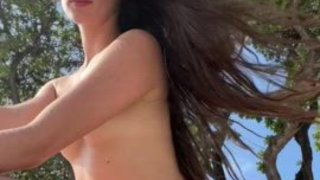 Enjoying the sun and breeze