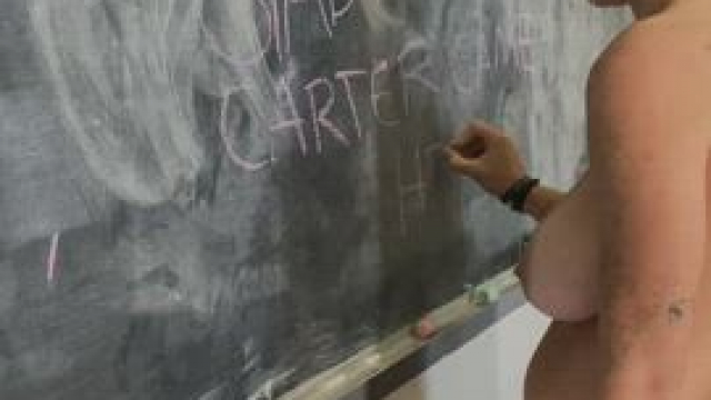 Leaving My Mark on The Blackboard [OC]