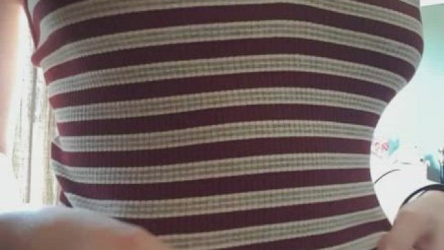 Tempting Tease Tugging Tight Tank Top