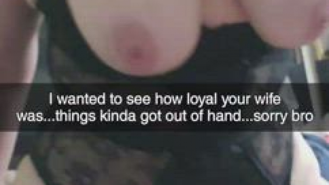 I was gonna pull out but she told me to cum inside her, sorry dude