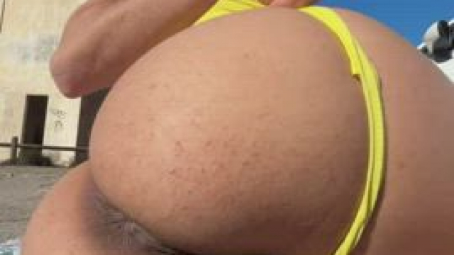 Just 100 lbs but half is in my ass [F]