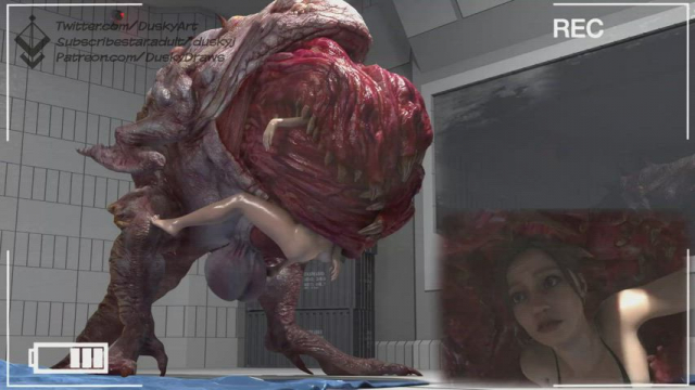 Claire Redfieldcaught and breed by a hunter gamma ? (DuskyArt) [Resident Evil]