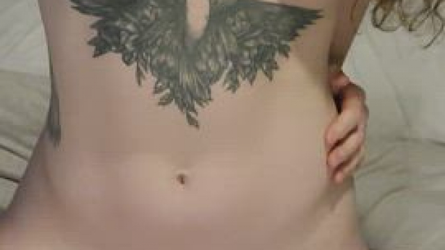 Hard to tell who has more fun when I ride his tongue