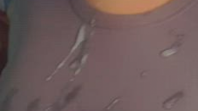 Didn't feel like taking off my shirt