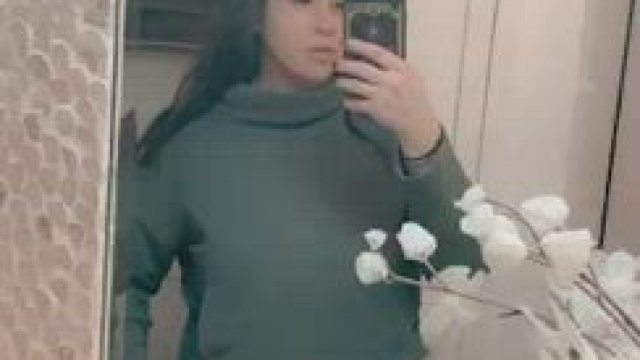 This jacket hides how big my tits really are so let me reveal them for you!