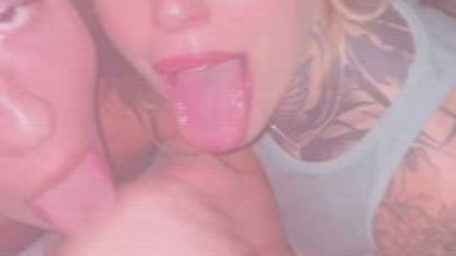 Midnight beach blowjob