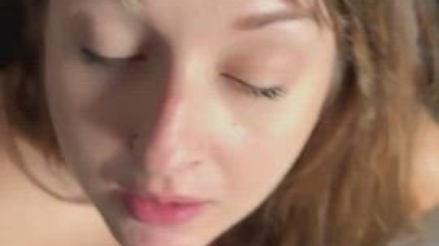 Covered my face with a big thick load