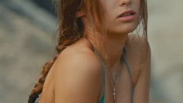 Lola Le Lann top boob slip in One Wild Moment