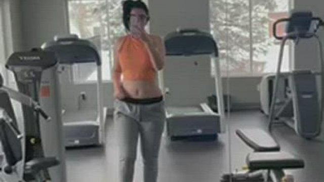 I get nervous flashing in public but I also get horny from it