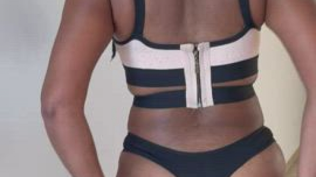 Would you fuck a black chick with this bodytype?