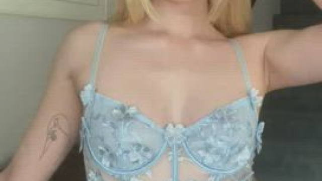 I like when buddies cum over my pale boobs!