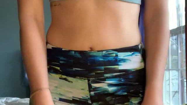 Dropping out of my tight sports bra ;)