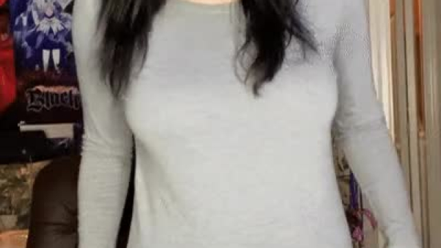 You can cum on my natural tits