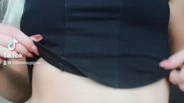 My boobs are too small for a drop, I hope you like my perky pop