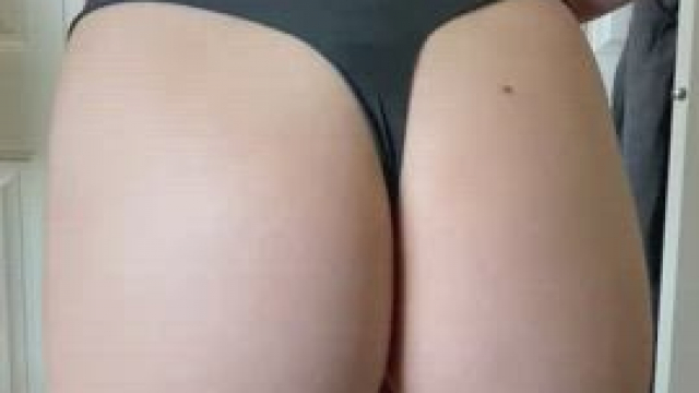 Spreading my cute little cheeks for you