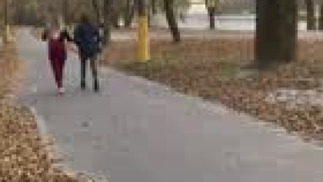 Autumn Park is beautiful [GIF]